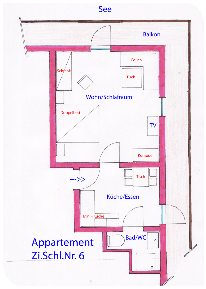 Bild der Appartementaufteilung - Appartement Harrer - Zell am See - Kaprun - Austria